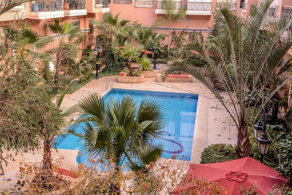 Beautiful, Great Equipped 122 M Holiday Apartment Near Majorelle Garden And Gueliz With Pool Views And A Large Balcony And Terrace Marrakesh Luaran gambar