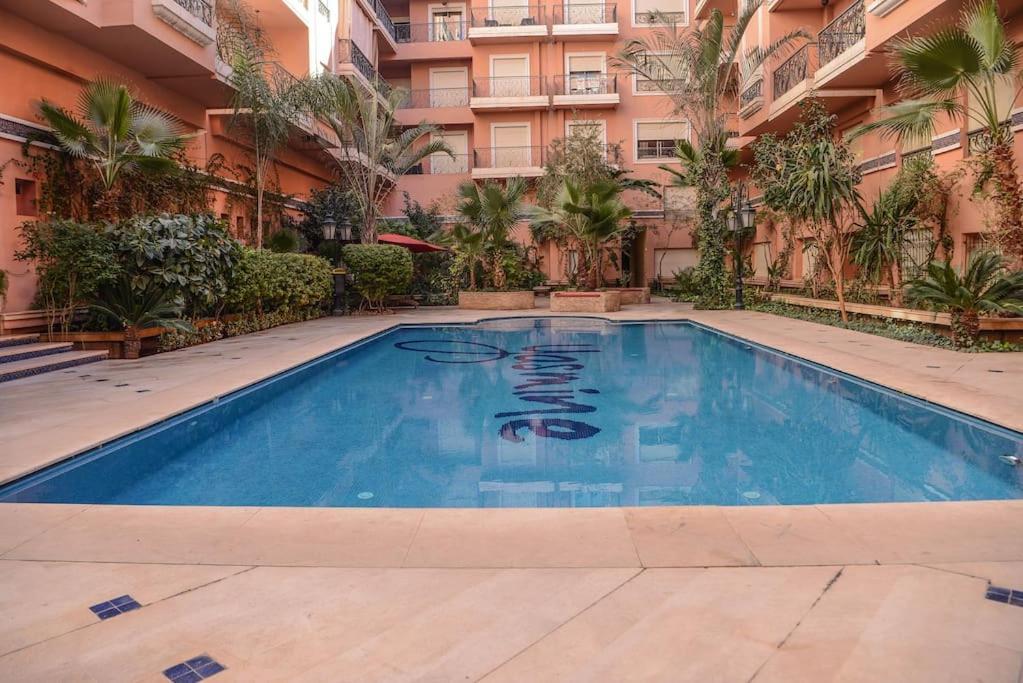 Beautiful, Great Equipped 122 M Holiday Apartment Near Majorelle Garden And Gueliz With Pool Views And A Large Balcony And Terrace Marrakesh Luaran gambar