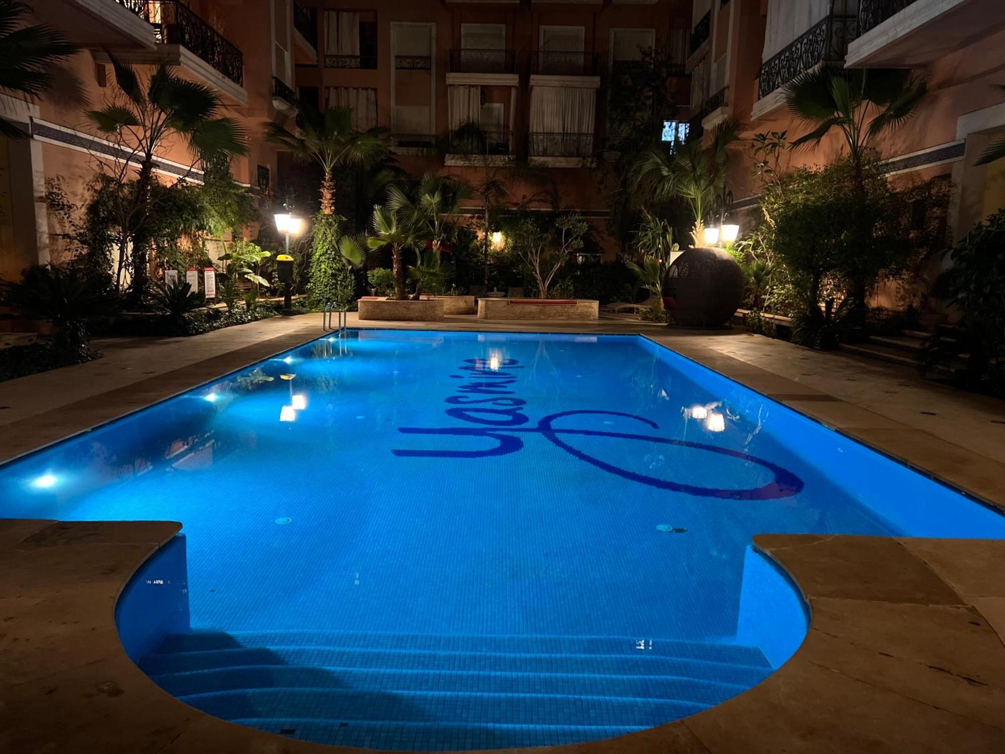 Beautiful, Great Equipped 122 M Holiday Apartment Near Majorelle Garden And Gueliz With Pool Views And A Large Balcony And Terrace Marrakesh Luaran gambar